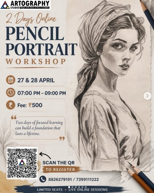 Artography Studio-Pencil Portrait Workshop