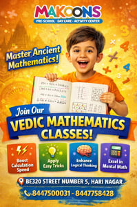 Makoons Hari Nagar-Vedic Mathematics classes