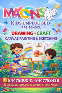 Makoons Hari Nagar-Creative Art Classes for Kids
