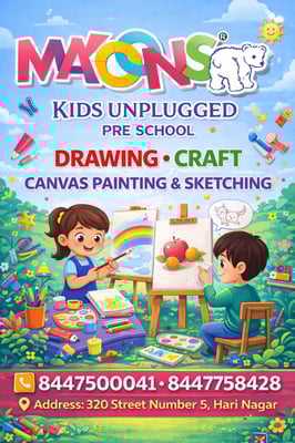 Makoons Hari Nagar-Creative Art Classes for Kids