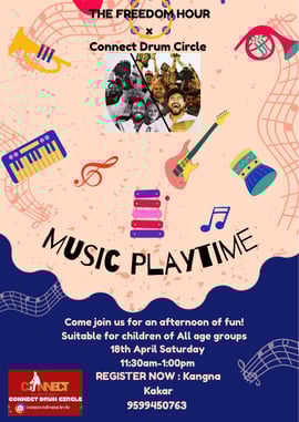 Freedom Hour-Music Playtime Drum Circle Workshop