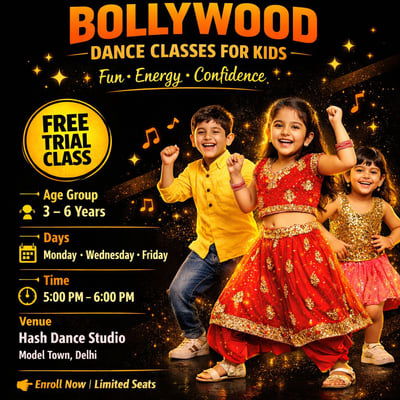 Hash Aerobics & Dance Studio-Bollywood Dance Classes for Kids