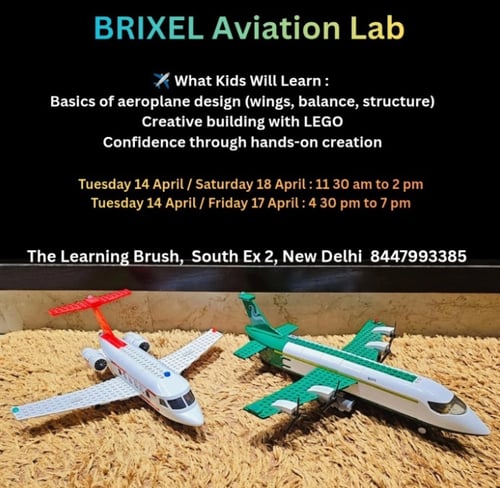 The Learning Brush-Build & Fly LEGO Aviation Workshop