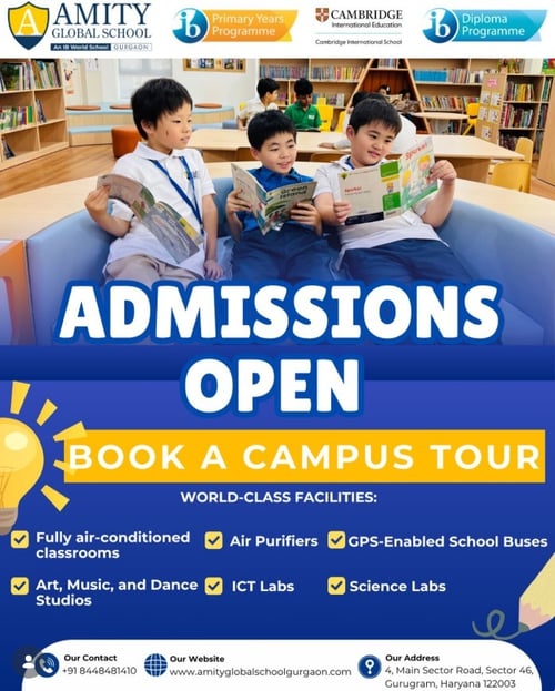 Amity Global School  -  Admissions Open