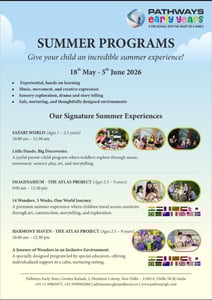 Pathways early years-Summer Programs for Kids