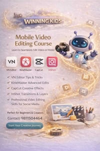 Winning Kids-Young Creators Video Editing Lab