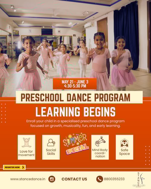 Stance Dance Studio-Preschool Dance Program