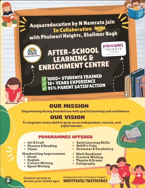 Asquare education-After School Learning and Enrichment Program