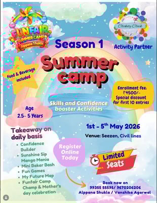 Clickety clack By Vanshika & Anushka: FUNFAIR SUMMER CAMP (Season 1)