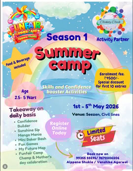 Clickety clack By Vanshika & Anushka: FUNFAIR SUMMER CAMP (Season 1)