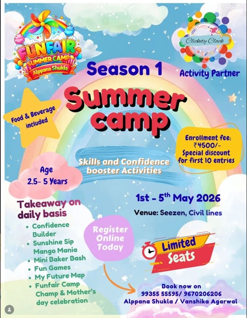Clickety clack By Vanshika & Anushka: FUNFAIR SUMMER CAMP (Season 1)
