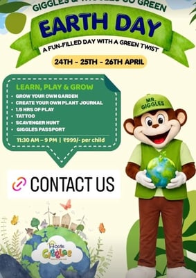 House of Giggles-Green Earth Day Fun workshop for Kids
