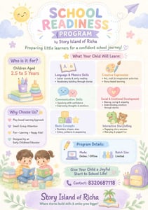 Story island of Richa-School Readiness Program for Kids