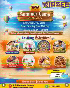 KIDZEE-Nurturing Gen Next-Summer Camp for Kids