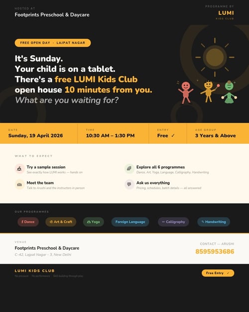 Lumi kids club- Free Open Day Program