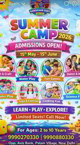 Sanskaar Kids Valley- Summer Camp 2026