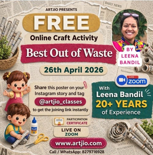 Artjio classes-Free Online Craft Workshop