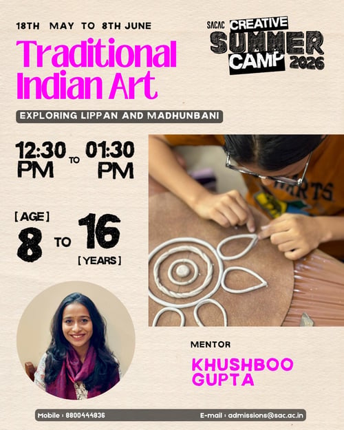 Sri Aurobindo Centre for Arts and Creativity-Traditional Indian Art for Kids
