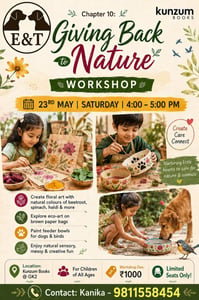 Kunzum: GIVING BACK TO NATURE – WORKSHOP FOR KIDS