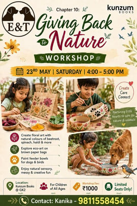 Kunzum: GIVING BACK TO NATURE – WORKSHOP FOR KIDS