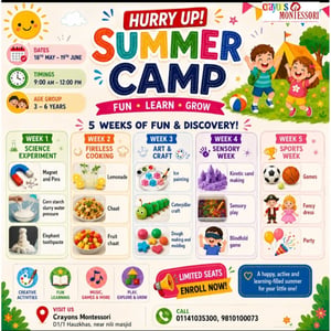 Crayons Montessori-Kids Summer Camp
