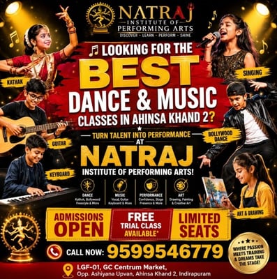 Natraj Institute of Performing Arts  -  Dance, Music and Art Classes