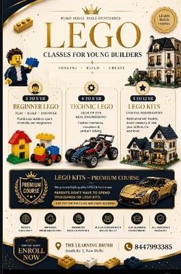 The Learning Brush-Lego Class