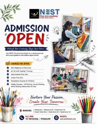 Nest Fine Arts Academy-Admissions Open