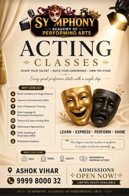 Symphony Music Academy-Acting Classes
