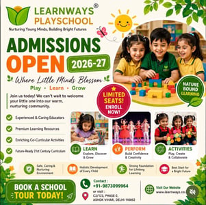 Learn Ways Play School-Admissions Open 2026-27
