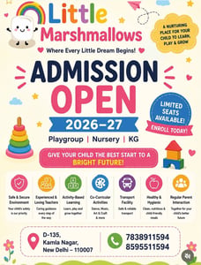 Little Marsh Mallows-Admissions Open 2026-2027