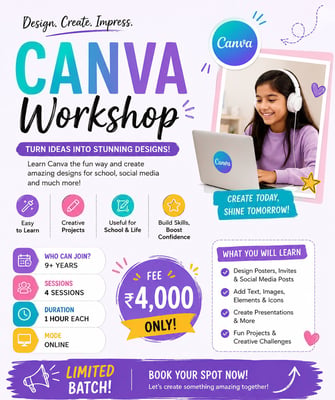 The Canvas Code-Canva Workshop for Kids