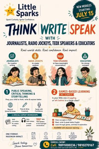 LITTLE SPARKS-Public Speaking and Game Based Learning Program for Kids