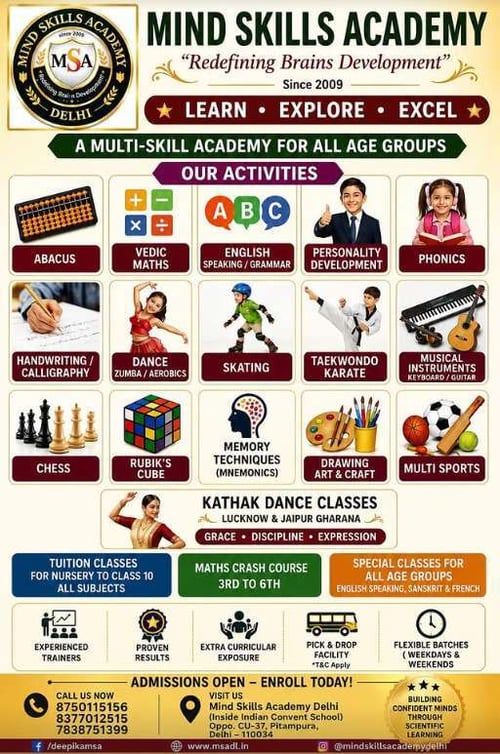 Mind Skills Academy  -  After School Activities