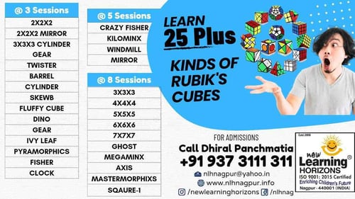 New Learning Horizons-Rubiks Cubes and Master the Art of Speedcubing