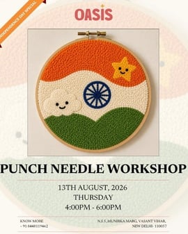 Oasis Art Studio-PUNCH NEEDLE WORKSHOP