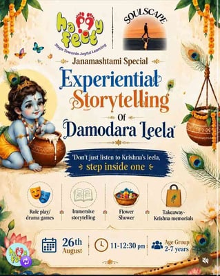 Happy Feet Play School-Experiential Storytelling of Damodara Leela