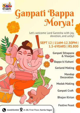 Shaivam Early Years-Ganpati Workshop