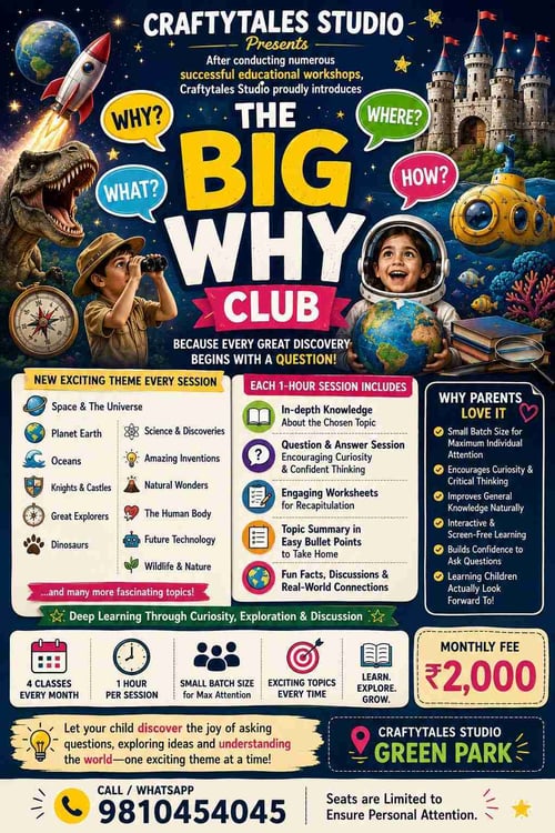 MOONLIGHT TALES-The Big Why Club for kids