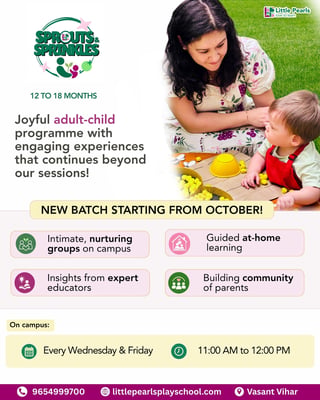 Little Pearls Play School-Parent Child Program
