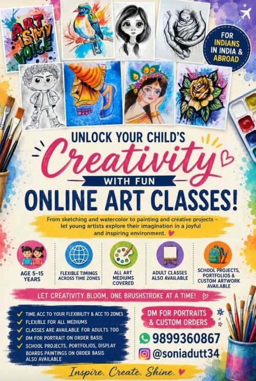 Artzy Kreation-Online Art Classes