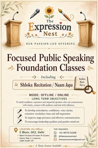 The Expression Nest-Public Speaking Foundation Classes