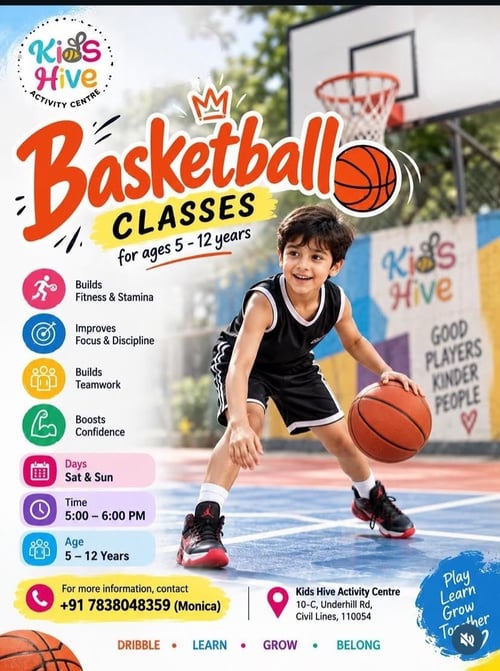 Kids Hive-Basketball Classes