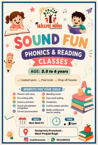 Skillful Minds -  Phonics and Reading Classes