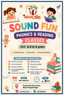 Skillful Minds -  Phonics and Reading Classes