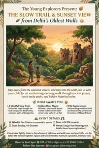 The Learning Tribe-The Slow Trail and Sunset View Family Nature Walk