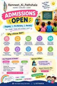 Ramneet Ki Pathshala-Admissions Open