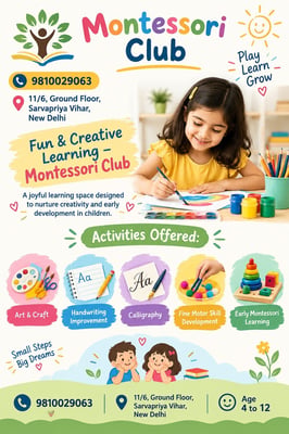 Montessori Club-Activities for Kids