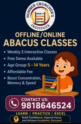 NCI Abacus Classes-Abacus Classes for Kids