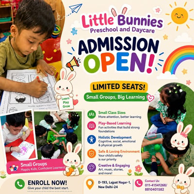 Little Bunnies  -  Admissions Open
